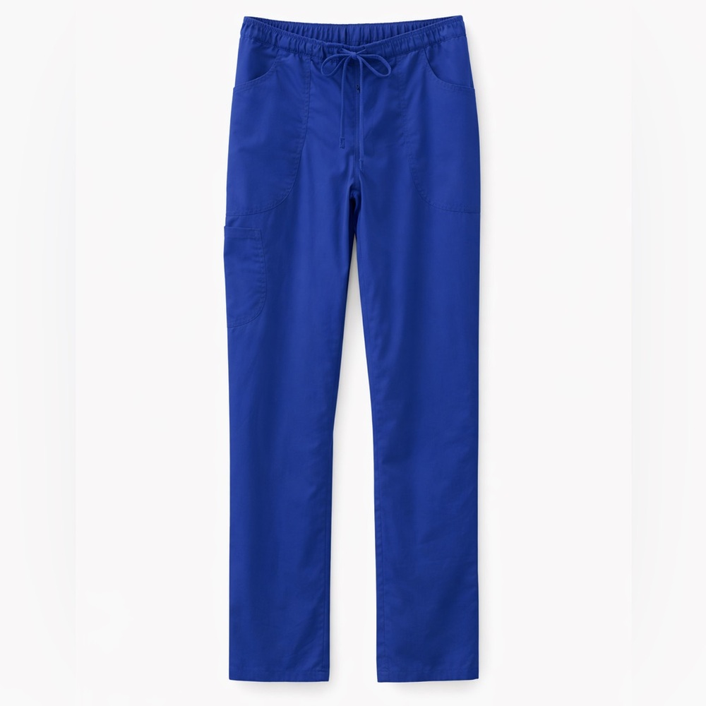 Scrubstar Royal Blue Scrub Straight Leg Pants-Womens sz sm